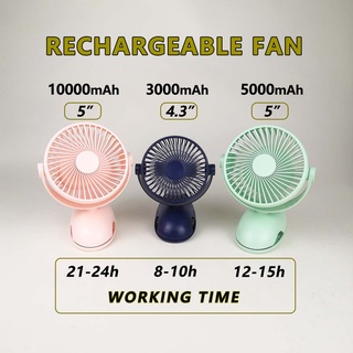 Clip Fan 5000mah Clip Rechargeable Fan Portable Fan Portable Desk Fan Mini Electric Fan USB Fan (3)