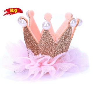 Crown Pet Dog Clip Princess Pet Grooming Dog Hair Clip Pet Dogs Hair Accessories For Small Medium Dogs Headdress Pets Products Golden