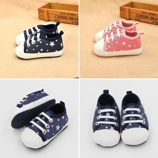 Baby Shoes Soft Sole Kids Star Printed Canvas Sneaker