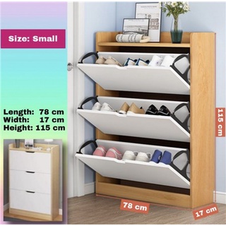 ♘﹉Nordic Flip Shoe Cabinet/Family Storage Shoe Cabinet/Shoe Rack