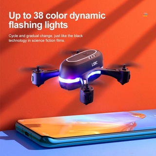 Optical Flow Aerial Photography Drone With Colorful LED Lights Remote Control Mini Aircraft Toys topdeals.ph