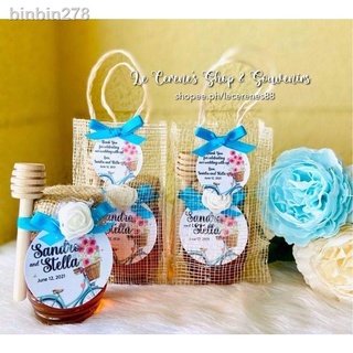 ↂ100 ML PURE HONEY WITH DIPPER & SINAMAY BAG SET Souvenirs/giveaways
