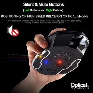 Professional Special Edition Gaming Mouse *Wireless Rechargeable Silent LEDBacklit 4MDW