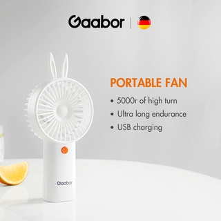 The New Gaabor Hand-held Fan Portable Mini Fan USB Rechargeable Handy Pocket Cooling Fan