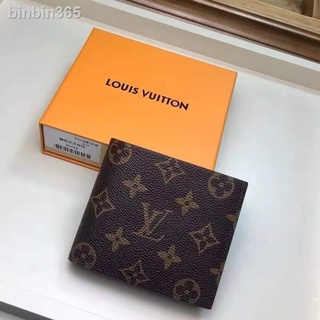 Wallets™♠#60223 LV high end mens wallet(With box)