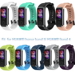 For Huawei Honor Band 5i/Huawei band 4 Soft Silicone Wrist Strap Replacement Watchband Bracelet