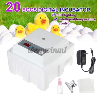 Egg Incubator 20pcs/50pcs Plastic water bed incubator, incubator, automatic small household water bed incubator, chicken, duck, goose, pigeon, peacock incubator TEAMWIN1