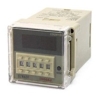 DC 24V DH48J 1-9999 per-formative number counter Counting Range 8 pin 5A Electric Counter Relay