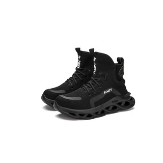 【Sell well】High-Top Safety Shoes Men Steel Head Shoes Anti-Smashing Work Shoes Safety Shoes Sport No