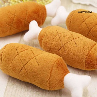 Pet Toy Squeaky Drumstick Bone Cat Puppy Dog Funny Soft Plush Toy (4)