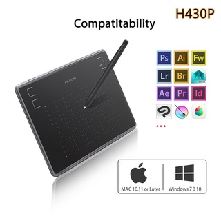 【 Ready Stock】Huion H430P H420 USB Signature Pad Wireless OSU Tablet Graphics Drawing Pen Tablet (4)