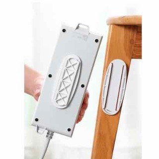 Self Adhesive Power Strip Fixator,Punch-Free Wall-Mounted Power Strip Holder Mount
