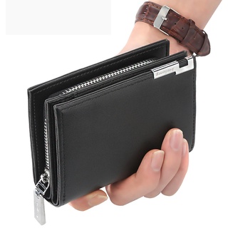 17 Card Slots Credit Card Holder Leather Small Card Case for Men Accordion Wallet with Zipper