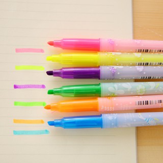 Cute Focus Stud Highlighter Pen Marker Pens Stationery Writing School Supplies