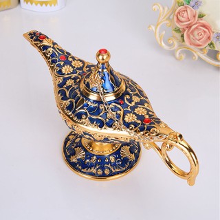 【Stock】 Aladdin Magic Lamp Craft Furnishings Wishing Lamp