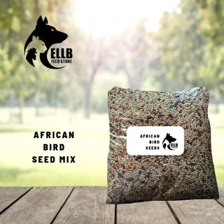 ▨▣Prem African Mix Bird Seeds (9 Seed Mix) in 1KG packaging / ELLB