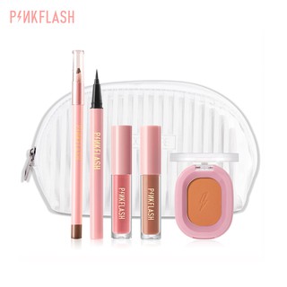 PINKFLASH Makeup Set Daily Use Cosmetics Lipstick Blush 6 Pcs