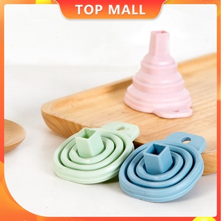 Folding Funnel High Quality Food Grade Silicone Gel Collapsible idea for transferring liquids