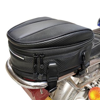 ❁【Ready Stock】Motorcycle Rear Tail Seat Back Saddle Helmet Pack Waterproof Shoulder Carry Bag