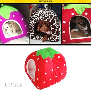 [HOMYL2] Pet Bed Dog Kennel Soft Warm for Small Animals Pet Cat Dog Kitten Puppy