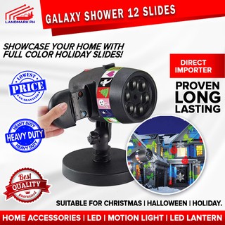 Best Selling Galaxy Star Shower Laser Light 12 Slides Projector / Star Light Shower / Authentic
