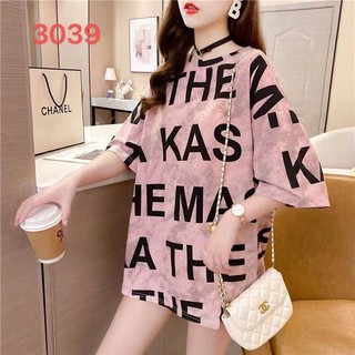 K.K Fashion Women T-Shirt Plus Size Shirt Long T-Shirt Oversize tshirt Casual Tops