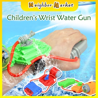 New Summer Children Wrist-Type Spray Water Gun For Kids Outdoor 4M Range Shooting Swimming Beach Toy