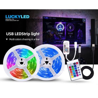 ODSCN LED Strip lights 2835 DC/12V RGB LED Light Waterproof LED Light Strips 5m With Remote Adapter