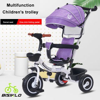 ✔ COD 4 in 1 children's walker tricycle children's bicycle three-wheeled stroller baby tricycle