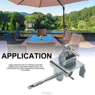 Universal Accessories Steel Easy Install Outdoor Beach Chair Clamp Umbrella Holder