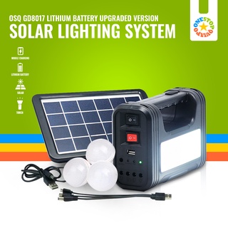 OSQ GOODLIGHT-Plus GD8017 Lithium Battery Upgraded Version Solar Lighting System