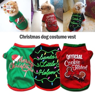Christmas Dog Clothes Cotton Pet Clothing For Small Medium Dogs Cotton Cat Pet Clothes Christmas Pet Vest (1)