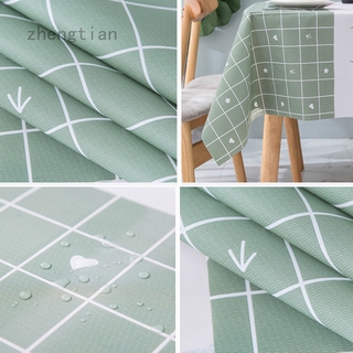 Zhengtian Waterproof anti-scald oil-proof tablecloth tablecloth table printed tablecloth