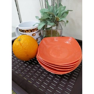 6‘’ Square Plastic Tableware Saucer Plate 1PC