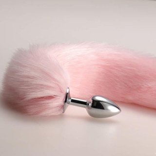 Metal Feather Anal Toys Fox Tail Anal Plug Erotic Sex Toys For Woman And Men Sexy Butt Plug Adult
