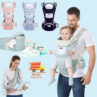 Baby Carrier Infant Comfortable Breathable Multifunctional Sling Backpack Hip Seat Carrier (1)