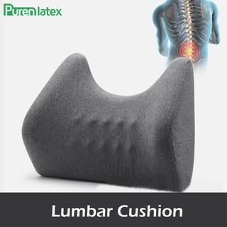 PurenLatex Waist Pillow for Sleeping Memory Foam Cushion Protect Support Back Cushion Lumbar Pain