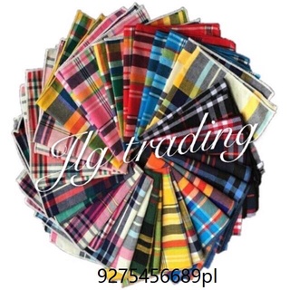 COD CANNON Women's Cotton Checkered Handkerchief Panyo 12pcs per Pack Assorted