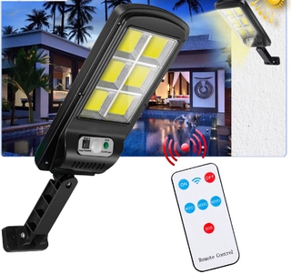 6 COB Solar Light Motion Sensor Outdoor Solar Wall Street Light Waterproof Lamp（With Remote Control）