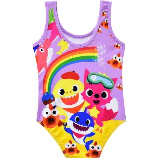 New Children's Swimwear Cartoon Baby Swimsuit One-piece Girl Outdoor Conservative Swimsuit (5)