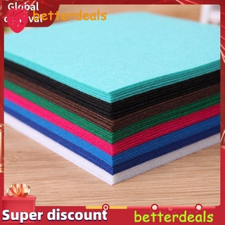 40pcs Non-Woven Fabric Polyester Cloth DIY Crafts Felt Fabric Sewing Accessories