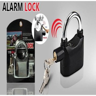 Anti Theft Security Alarm Lock with Keys Original padlock with alarm/siren for extra security (1)