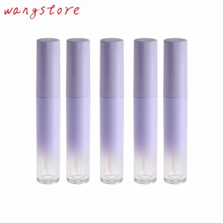 5 Pieces Purple Refillable Empty Tubes Lip Gloss Lipstick Cosmetic Containers DIY Supplies