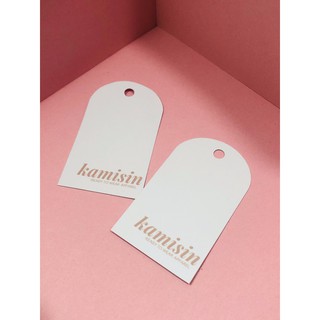 COD 10 Pieces Customized or Personalized Hang Tags , Product Label , Clothing Label or Tag