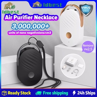 ◇New Air Purifier Necklace Sale Anti Virus Air Purifier Necklace For Kids and Adults 100 Million Negative Ion air revitalizer Mini Wearable Ionizer Necklace