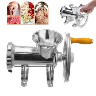 【Meat grinder】Hand Crank Manual Meat Grinder Sausage Pasta Maker Noodle Dishes Making Mincer Chopper