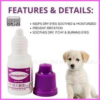 Medication☌﹊❄[DONLUISSALON] SINPHAR GENTAMICIN Eye Drops for Pet Prevent Irritation Remove Tear Stai