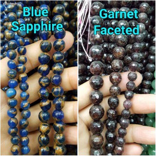 Lowest price☬Blue Sapphire/ Faceted Garnet