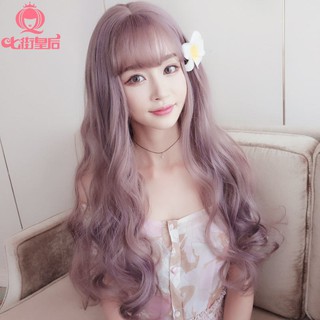 Women Fashion Lolita Curly Wavy Long Full Wig Heat Resistant Cosplay Party Hair