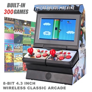 New FC Mini-arcade Handheld Game Machine 8-bit Wireless Large Screen Classic Arcade For Child Educat
